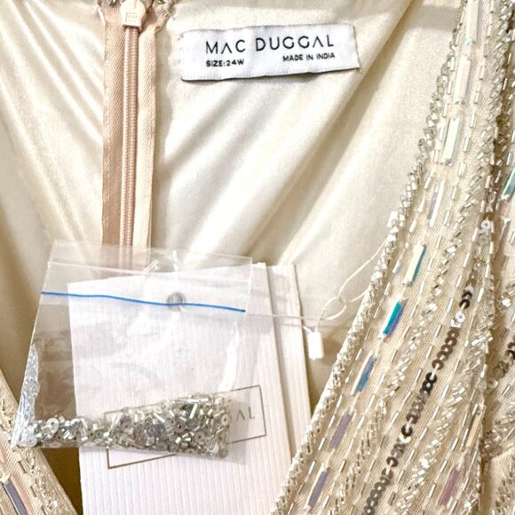 Mac Duggal Iridescent Sequin Gown Size 24 - NWT - Picture 5 of 5